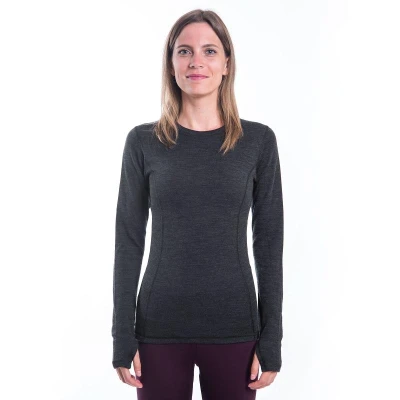 SENSOR Merino Bold Anthracite Gray dámské tričko