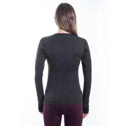 SENSOR Merino Bold Anthracite Gray dámské tričko