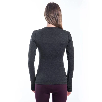 SENSOR Merino Bold Anthracite Gray dámské tričko