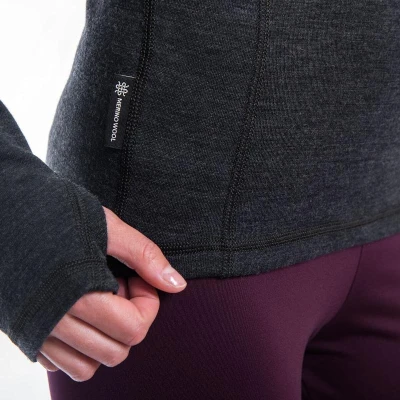 SENSOR Merino Bold Anthracite Gray dámské tričko