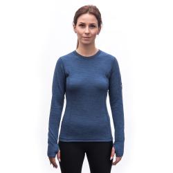 SENSOR Merino Bold Cool Blue dámské tričko
