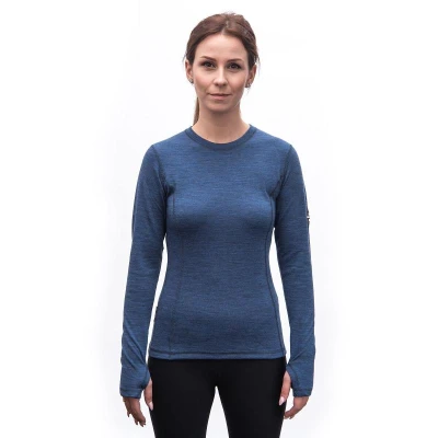 SENSOR Merino Bold Cool Blue dámské tričko