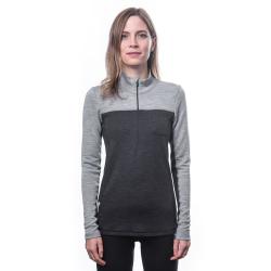 SENSOR Merino Bold Anthracite/cool Gray zip dámské tričko