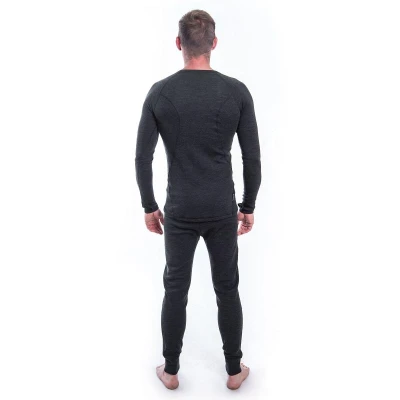 SENSOR Merino Bold Anthracite Gray pánské tričko