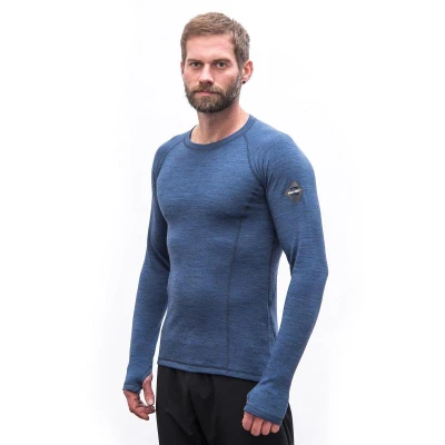 SENSOR Merino Bold Cool Blue pánské tričko