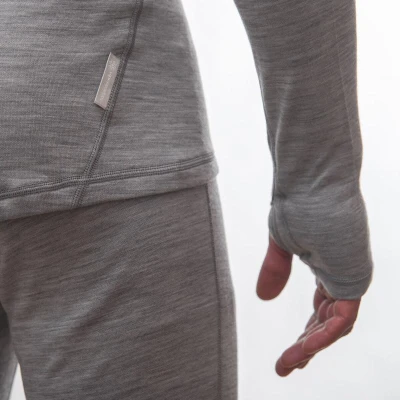 SENSOR Merino Bold Cool Gray pánské tričko