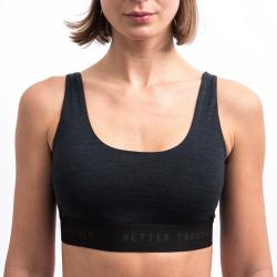 SENSOR Merino Cordura dámská černá podprsenka