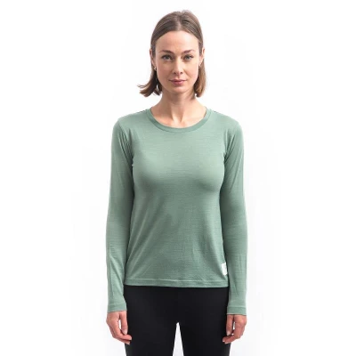 SENSOR Merino Cordura Basil Green dámské triko