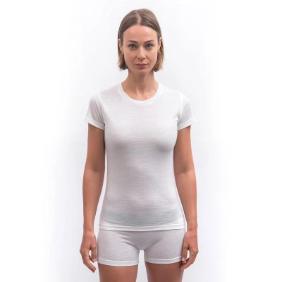 SENSOR Merino Cordura dámské triko bílé kr.rukáv