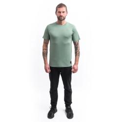 SENSOR Merino Cordura pánské triko kr.rukáv Basil Green