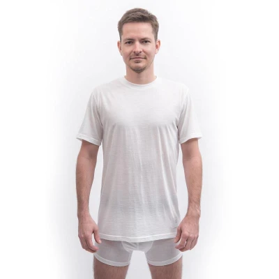 SENSOR Merino Cordura pánské bílé triko kr.rukáv