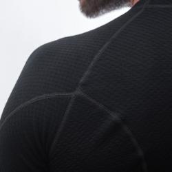 Sensor Merino Df Adventure Černá pánské funkční tričko