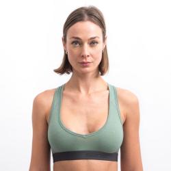 SENSOR Merino Df dámska podprsenka Basil Green IBA L (VÝPREDAJ)