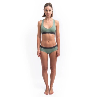 SENSOR Merino Df dámská podprsenka Basil Green POUZE L (VÝPRODEJ)