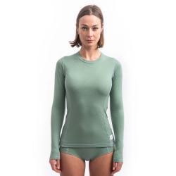 SENSOR Merino Df Basil Green dámské tričko