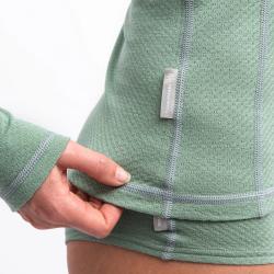 SENSOR Merino Df Basil Green dámské tričko