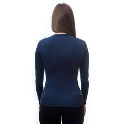 SENSOR Merino Df Deep Blue dámské tričko