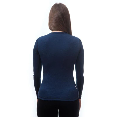 SENSOR Merino Df Deep Blue dámské tričko