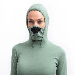 SENSOR Merino Df Basil Green dámské tričko