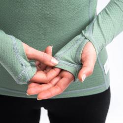 SENSOR Merino Df Basil Green dámské tričko