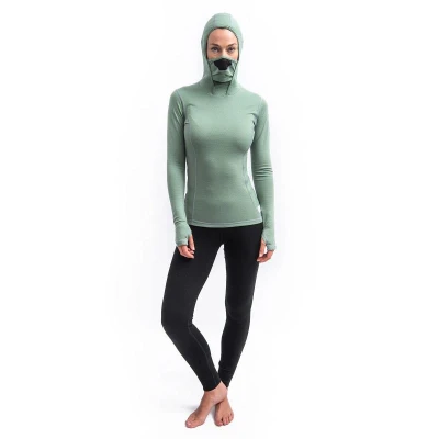 SENSOR Merino Df Basil Green dámské tričko