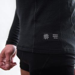 Sensor Merino Df Černá pánské funkční tričko