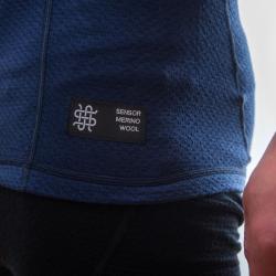 Sensor Merino Df Deep Blue pánské funkční tričko