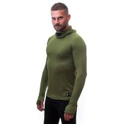 Sensor Merino Df Safari Green pánské funkční tričko