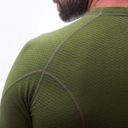 Sensor Merino Df Safari Green pánské funkční tričko