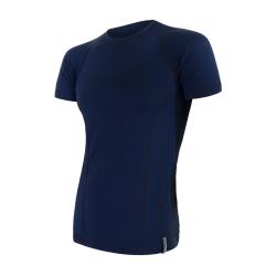 Sensor Merino Df Kr.rukáv Deep Blu funkčné tričko