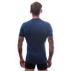 Sensor Merino Df Kr.rukáv Deep Blu funkční triko