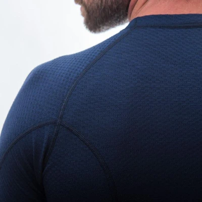 Sensor Merino Df Kr.rukáv Deep Blu funkční triko