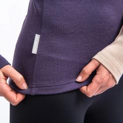 SENSOR Merino Extreme Up Dámská mikina grape purple/beige