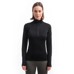 SENSOR Merino Extreme Up Dámska čierna mikina