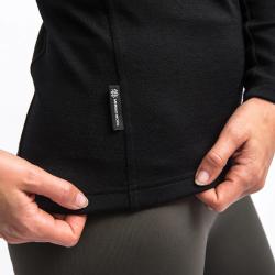 SENSOR Merino Extreme Up Dámska čierna mikina