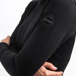 SENSOR Merino Extreme Up Dámska čierna mikina