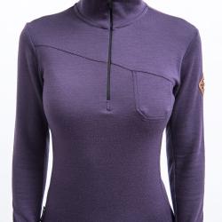 SENSOR Merino Extreme Up dámská mikina Grape Purple