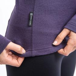 SENSOR Merino Extreme Up dámská mikina Grape Purple