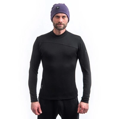 SENSOR Merino Extreme Up Pánská černá mikina