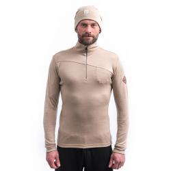SENSOR Merino Extreme Up Pánská mikina Almond Beige