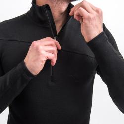 SENSOR Merino Extreme Up pánská mikina černá