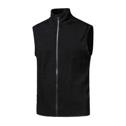 SENSOR Merino Extreme Up Pánska čierna vesta