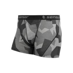 Sensor Merino Impress Pánske Trenky Čierna/camo IBA XXL (VÝPREDAJ)