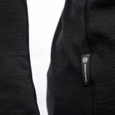 SENSOR Merino Impress Černá/cosmos pánské tričko