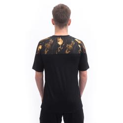 SENSOR Merino Impress pánské triko kr.rukáv černá/cosmos