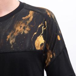 SENSOR Merino Impress pánské triko kr.rukáv černá/cosmos