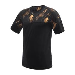 SENSOR Merino Impress pánské triko kr.rukáv černá/cosmos