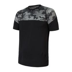Sensor Merino Impress Čierna/honeycomb pánske funkčné tričko