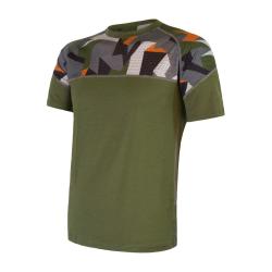 Sensor Merino Impress Safari/camo pánske funkčné tričko Sensor Merino Impress Safari/camo pánske funkčné tričko