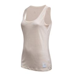 SENSOR Merino Lite dámske tričko bez rukávov Mottled Beige SENSOR Merino Lite dámske tričko bez rukávov Mottled Beige